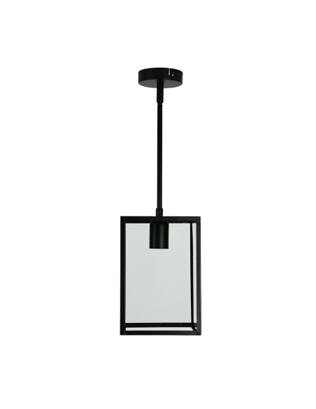 SL64901BK - Eaton 17 Single Pendant Matt Black