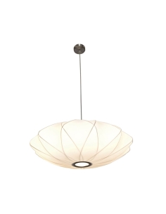 Telbix Aragon Small Nickel & White Pendant- ARAGON PE35-WHARAGON PE35-WH 2