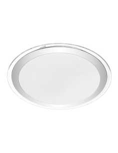 Astrid 30W Dimmable Satin & Chrome/Tri-Colour LED Oyster ASTRID OY43-CH3C 2