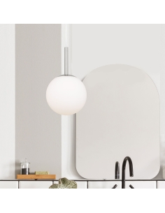 Telbix Bally Medium Opal Matt Pendant Light - BALLY PE BALLY PE 10-NKOM 2