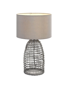 Telbix Bayz Grey Large Table Lamp - BAYZ TL40-GYBAYZ TL40-GY