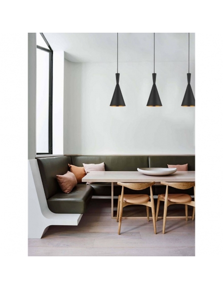 CAVIAR6 - CAVIAR Black Cone Shape Pendant LightCAVIAR6