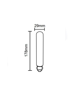 Banana 25 watt E27 Dimmable Fancy 178mm T9 Carbon Filament CLACFE25ES 2