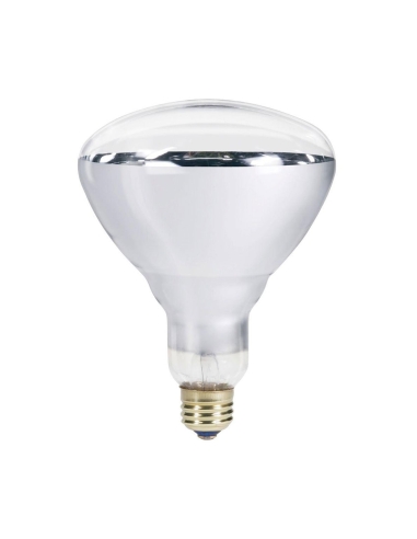 Heat Lamp Globe 240V E27 275 watt Diameter 125mm Length 180mm