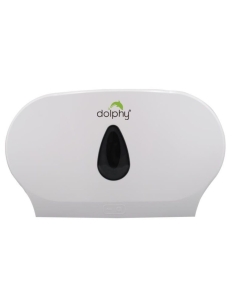 Dolphy Twin Jumbo Toilet Roll Dispenser - White - DTPR0021DTPR0021 2
