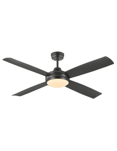 FC777134BK - Airnimate Ceiling Fan with Tri-Colour Light - Available in Black or White
