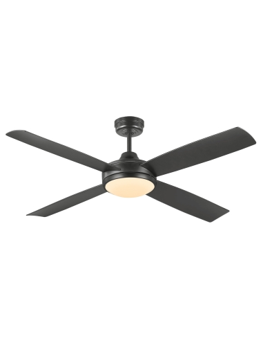 FC777134BK - Airnimate Ceiling Fan with Tri-Colour Light - Available in Black or White