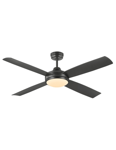 FC777134BK - Airnimate Ceiling Fan with Tri-Colour Light - Available in Black or White