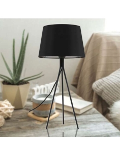Telbix Anna Black & Dark Grey Table Lamp - ANNA TL-BKDGYANNA TL-BKDGY 2