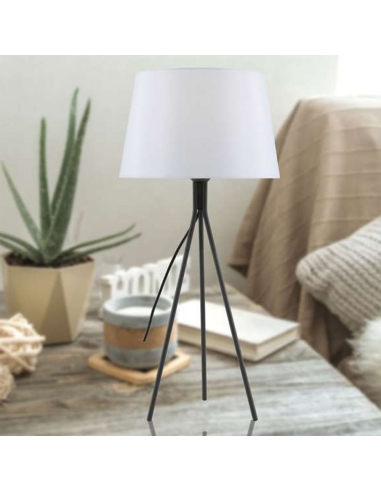 ANNA TL-WHDGY - ANNA TABLE LAMP - WHITEANNA TL-WHDGY