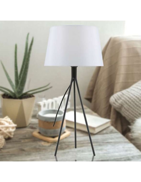 ANNA TL-WHDGY - ANNA TABLE LAMP - WHITEANNA TL-WHDGY