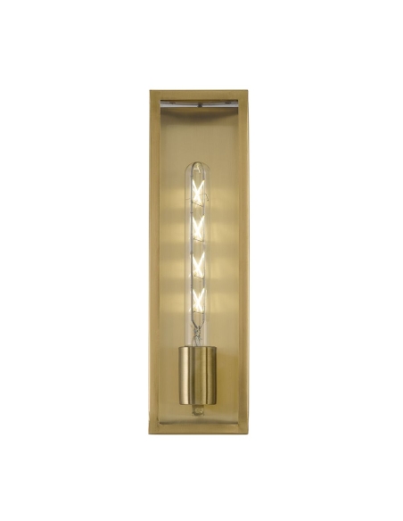 ARZANO WB35-AB - ARZANO 35 SOLID BRASS WALL LIGHT - ANTIQUE BRASS