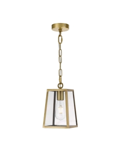 Telbix Cantena Antique Brass Industrial Theme Pendant Light CANTENA PE15-AB