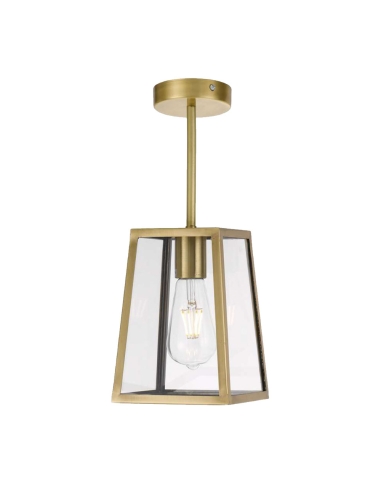 Telbix Cantena Antique Brass Industrial Theme CANTENA PE15-AB