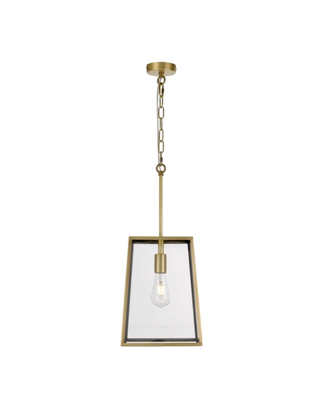 CANTENA PE25-AB - Telbix Cantena Antique Brass Industrial Pendant Light