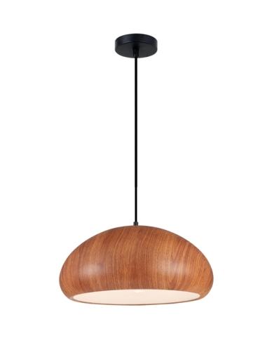 PENDANT ES 72W DOME Cherry Cinnamon OD400mm x H190mm 3m cable WTY 1YR