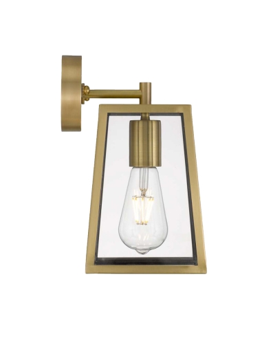 Telbix Cantena Antique Brass Small Wall Light - CANTENA WB15-AB