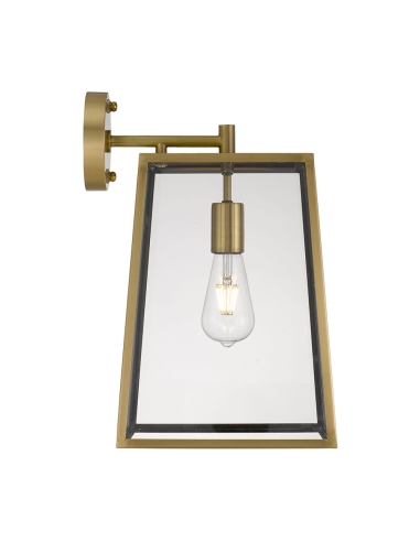 Telbix Cantena Antique Brass Large Wall Light - CANTENA WB25-AB