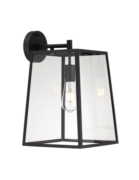 CANTENA WB25-BK - CANTENA 25 SOLID BRASS WALL LIGHT - BLACK