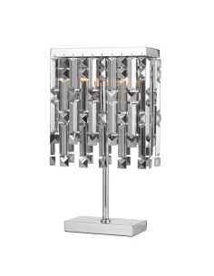Cerone Crystal Table Lamp - ChromeCERONE TL-CHSM