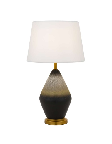 Debi 1 Light Table Lamp Grey / Antique Gold