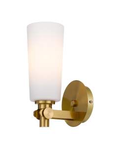 Delmar Wall Light Antique Gold / Opal Matt - DELMAR WB-AGOMDELMAR WB-BKCL