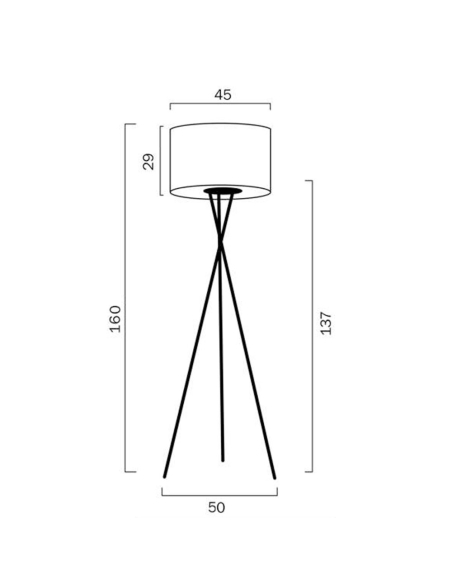 DENISE FL-AGIV - DENISE FLOOR LAMP - ANTIQUE GOLDDENISE FL-AGIV
