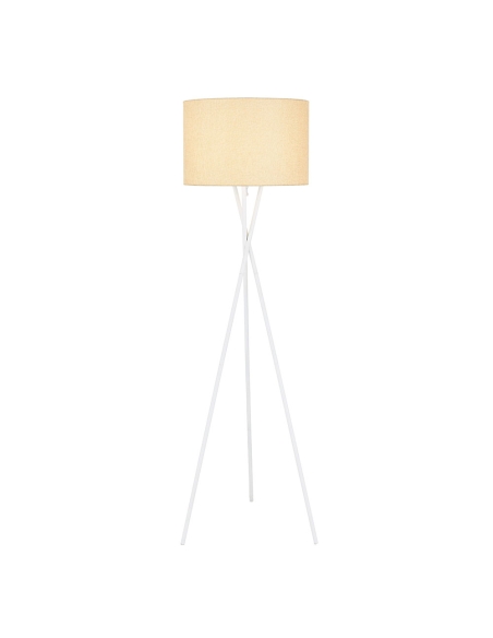 DENISE FL-WHWT - DENISE FLOOR LAMP - WHITE WHEAT