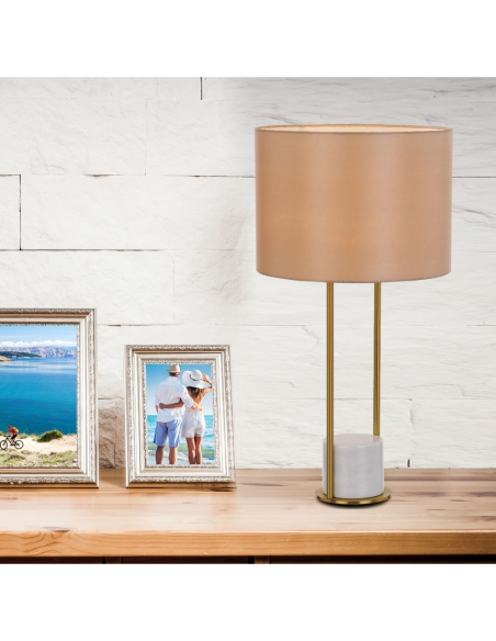 DESIRE TL-AGWH - DESIRE TABLE LAMP - ANTIQUE GOLDDESIRE TL-AGWH