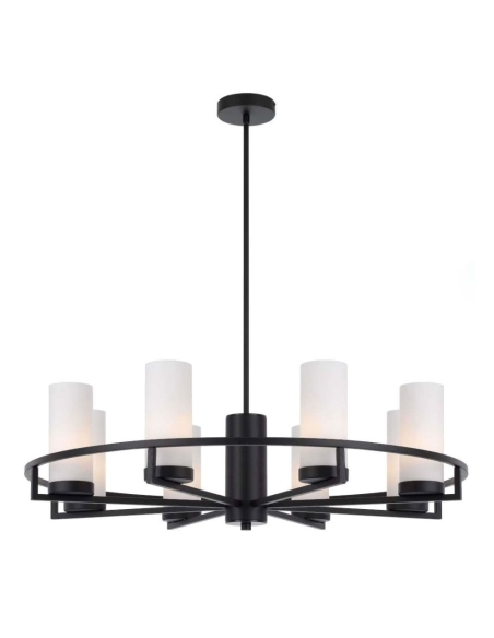 EAMON PE8-BKOM - EAMON 8 LIGHTS PENDANT - BLACK