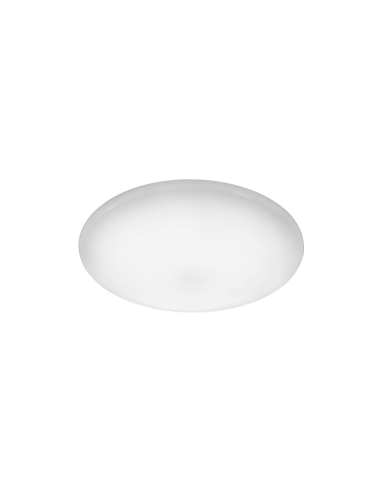 Telbix Bliss 50W Dimmable White & Tri-Colour LED Small Oyster Ceiling Light - BLISS 60XL.R-3C