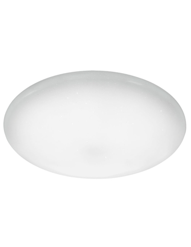Telbix Bliss 80W Dimmable White & Tri-Colour LED Large Oyster Ceiling Light - BLISS 97XL.R-3C
