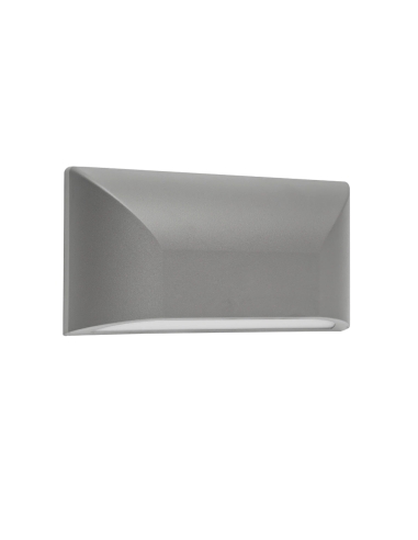 BLOC EX5-SL3C - BLOC Exterior 5W LED WALL LIGHT - SILVER