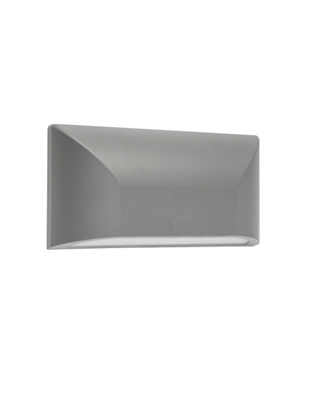 BLOC EX5-SL3C - BLOC Exterior 5W LED WALL LIGHT - SILVER