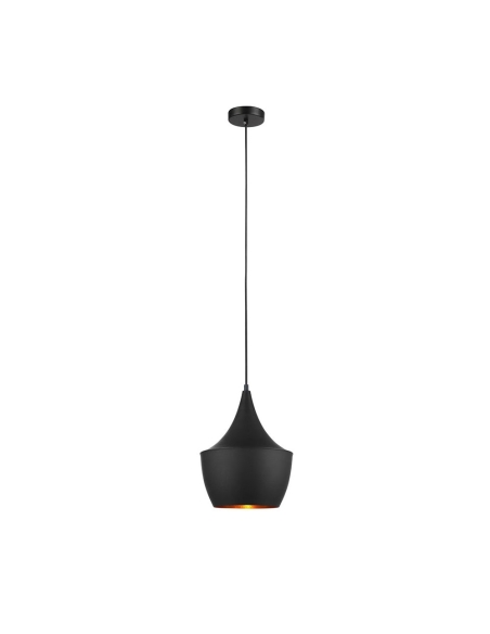CAVIAR5 - CAVIAR Black Angled Bell Shape Pendant Light
