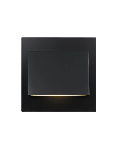 BREA 3-BK83 - BREA SQUARE STAIR LIGHT BLACKBREA 3-BK83
