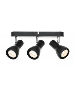 Curtis Triple 240V GU10 Spotlight Black - CURTIS SP3-BKCURTIS SP3-BK