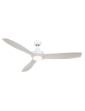 Mercator Lora DC Ceiling Fan Timber Finish with Light & Remote