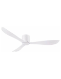 Mercator Instinct DVC Low Profile White Ceiling Fan with Remote