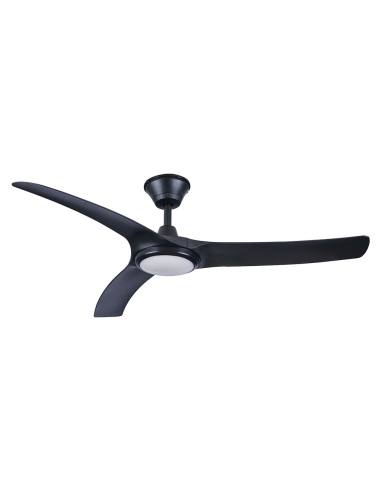 AIPL668 - Hunter Pacific Aqua DC Ceiling Fan 52" IP66 with LED & Matt Black Polymer Blades