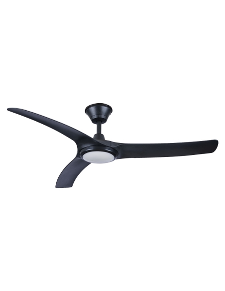 AIPL668 - Hunter Pacific Aqua DC Ceiling Fan 52" IP66 with LED & Matt Black Polymer Blades