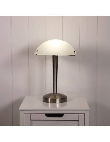 OL99511BC - Ruby Touch Lamp Brushed Chrome On-OffOL99511BC