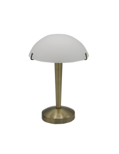 Oriel Ruby ON-OFF Antique Brass Touch Lamp - OL99511AB