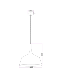 NORDIC4 - NORDIC Modern Scandinavian Medium Dome Shape NORDIC4 2