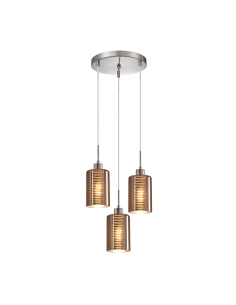 ESPEJO2X3R - ESPEJO2 Interior Iron & Rose Gold Oblong Glass ESPEJO2X3R