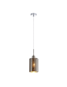 Interior Oblong 1 Light Chrome / Dotted Glass Pendant - ESPEJO3