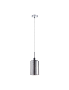 Interior Oblong 1 Light Chrome / Dotted Glass Pendant - ESPEJO3 2