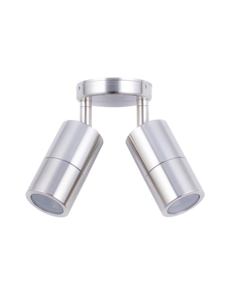 PG2ASS - GU10 Exterior Wall Pillar Spot Lights (316 Stainless Steel) IP65
