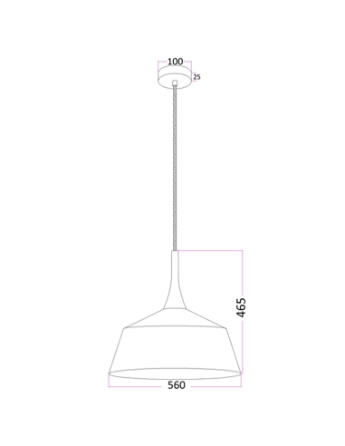 NORDIC5 - NORDIC Modern Scandinavian Large Dome NORDIC5