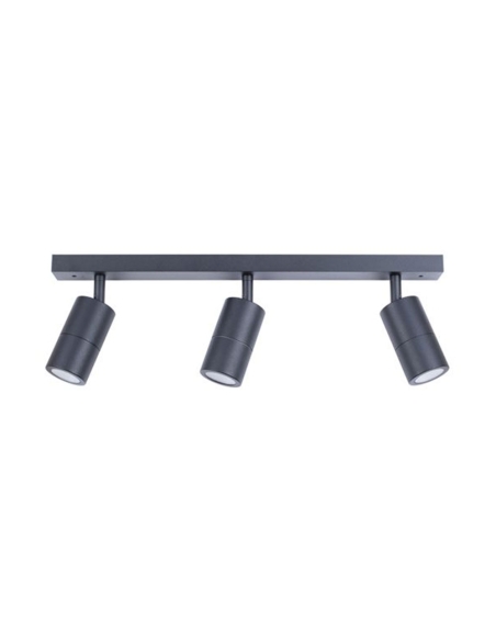 PG3BARBL - GU10 Exterior Adjustable Head Bar Lights (Black) IP44